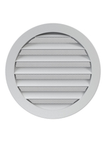 Решетка вентиляционная РКМ фланец D150 сетка D180 алюминий ERA