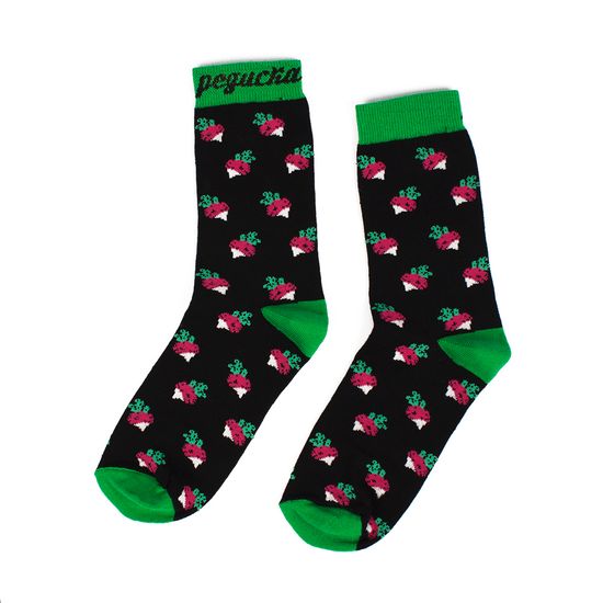 Носки ЗАПОРОЖЕЦ Редиска женские Черный