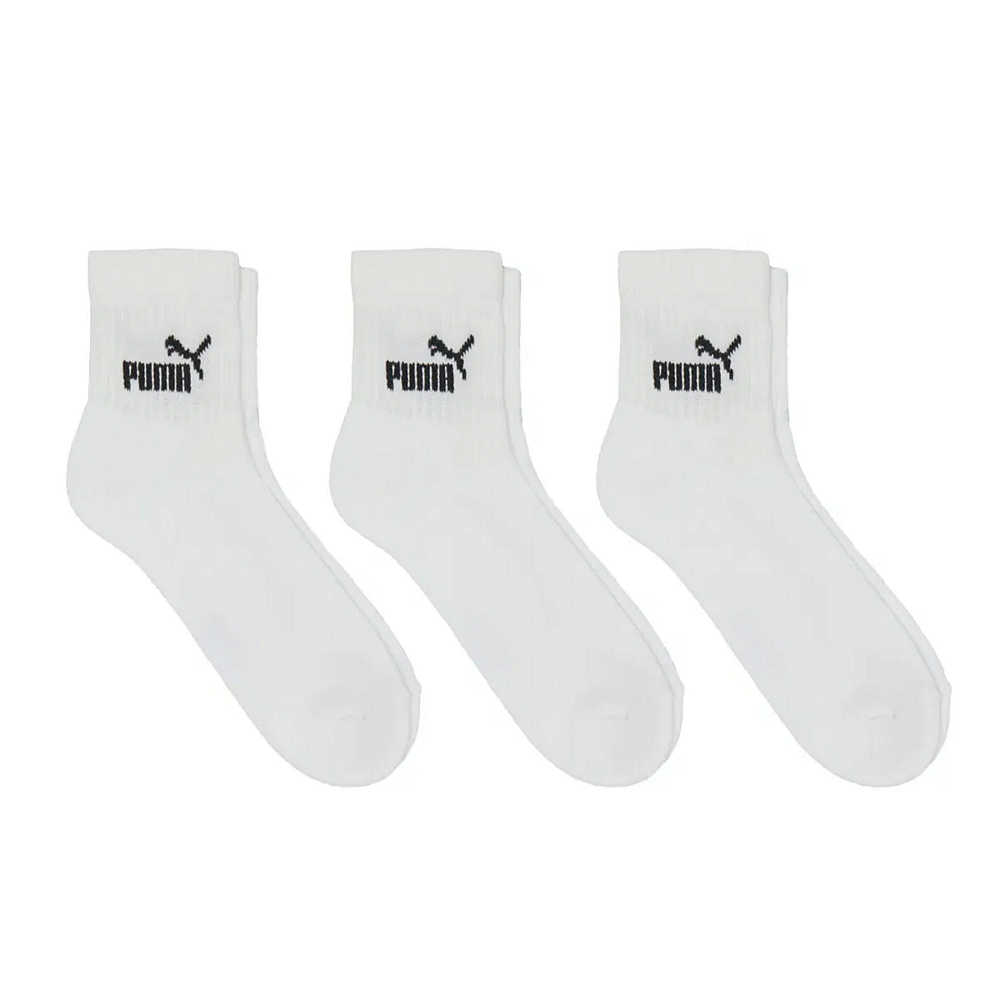 Носки PUMA ELEMENTS UNISEX SHORT CREW SOCK 3P