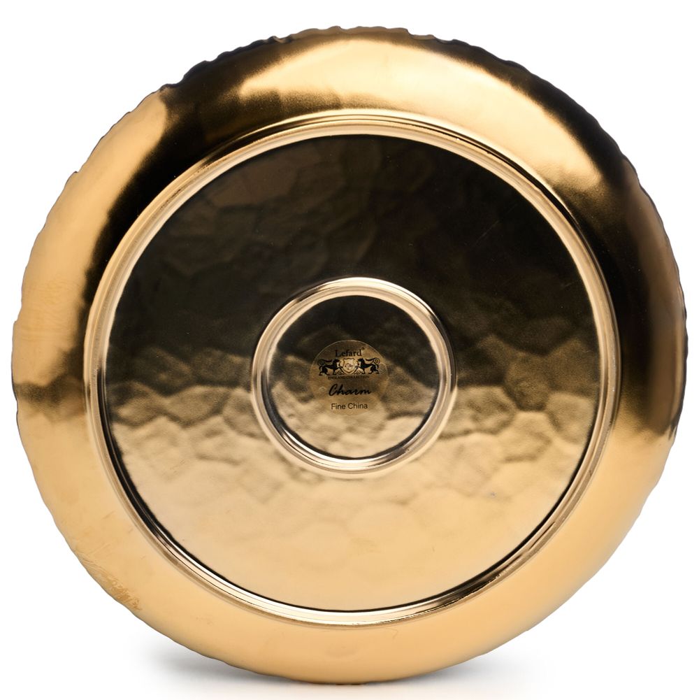 НАБОР ТАРЕЛОК ОБЕДЕННЫХ LEFARD "CHARM" 2 ШТ. 26*2,5 СМ (ЗОЛОТО)