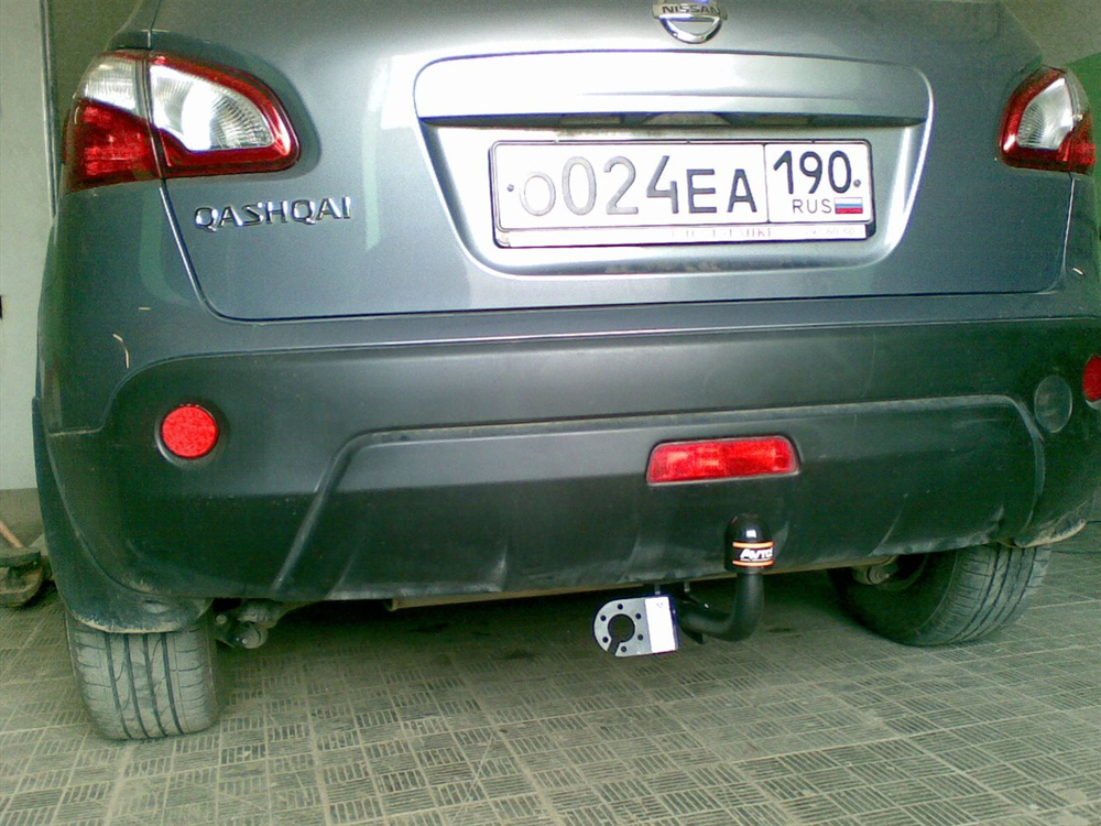 Фаркоп для Nissan Qashqai J10 SUV 2007-2013гг. (без электрики) (паспорт и сертификат) AvtoS.NS13