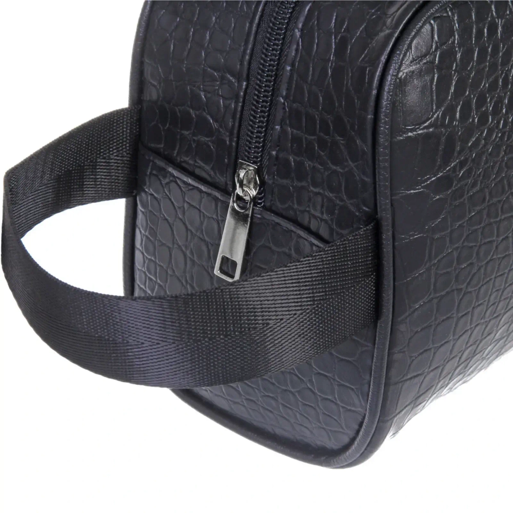 Несессер мужской «ФРАТЕЛЛИ», полоски, цвет черный, 25*15*9см (лейбл Ultramarin)