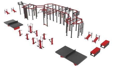 Умная спортивная площадка 022