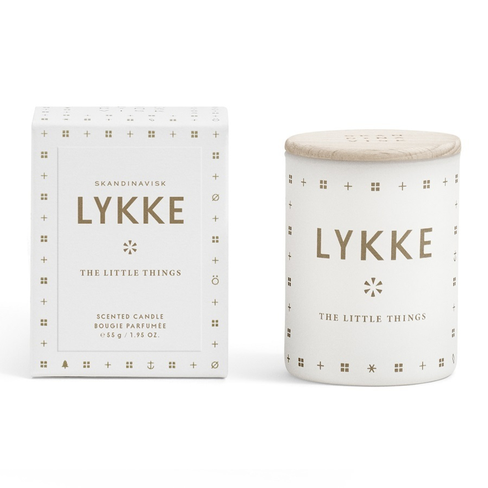 Свеча ароматическая lykke с крышкой, 55 г