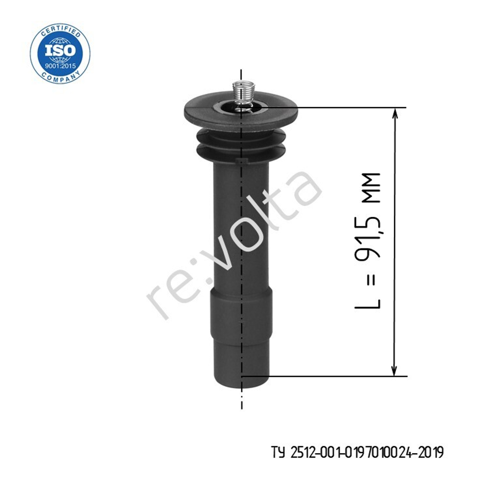 Изолятор модуля зажигания Opel, RVLT-53