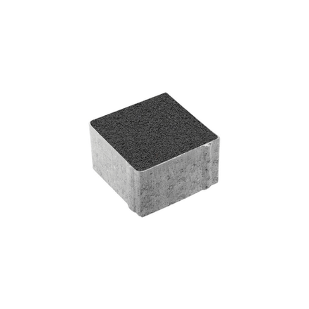 Тротуарная плитка КВАДРАТ 100х100 мм - Гранит Серый