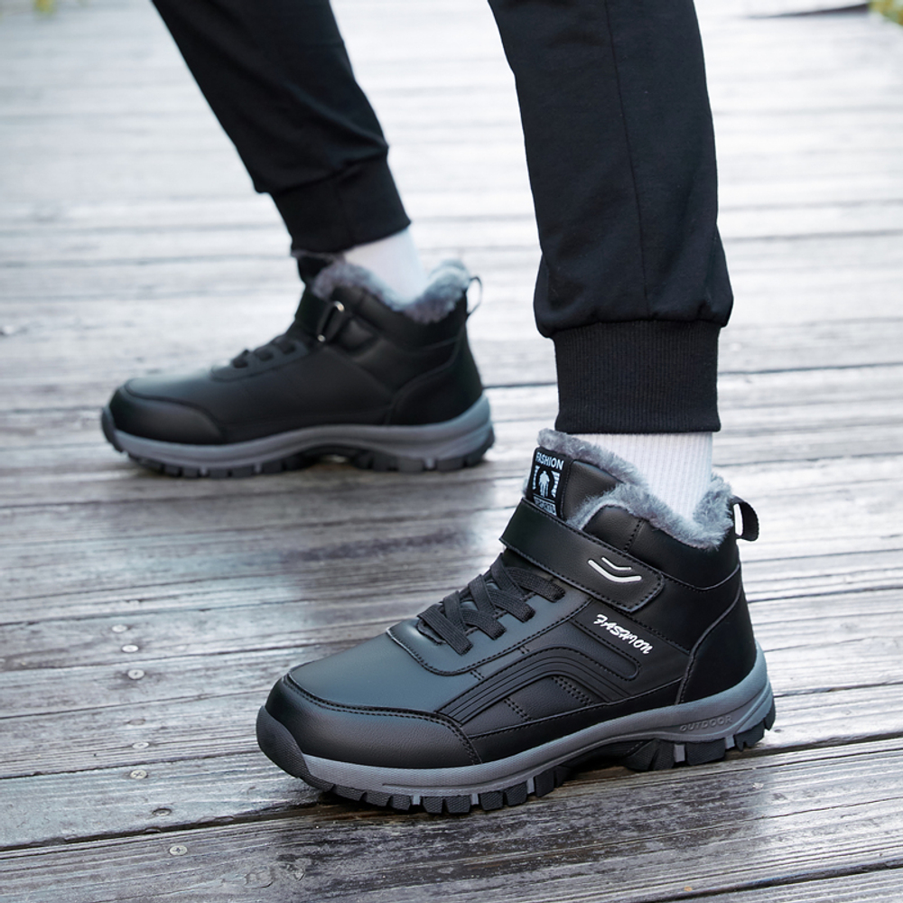 CHENGSHILUOTUO Elderly Insulated Shoes Unisex