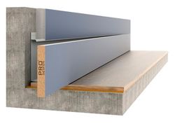 Вставка в плинтус Pro Design матовая эмаль по RAL, 2700x120 мм