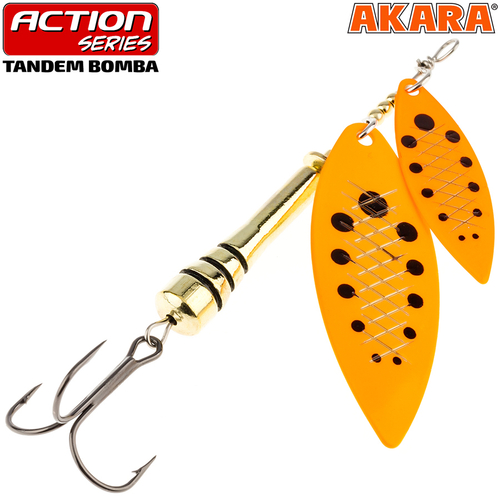 Блесна вращающаяся Akara Action Series Tandem Bomba 2/4 21 гр. 5/7 oz. A10