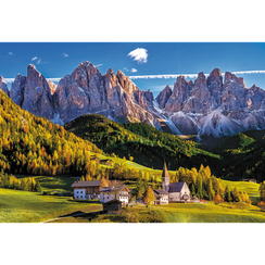 Puzzle "1500" - Val di Funes valley, Dolomites, Italy