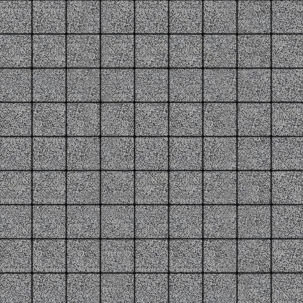 ТРОТУАРНАЯ ПЛИТКА КВАДРАТ - Б.3.К.6 ГРАНИТ СЕРЫЙ С ЧЕРНЫМ