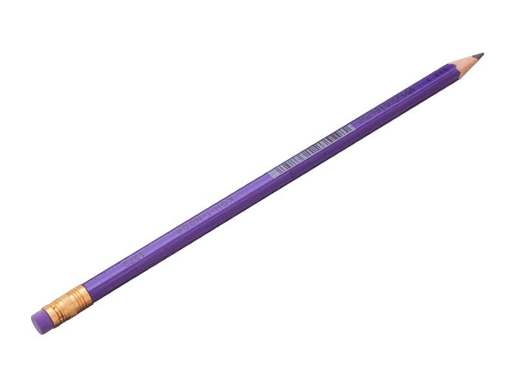 Карандаш чернографитный Koh-i-noor, заточен, с ластиком, НВ