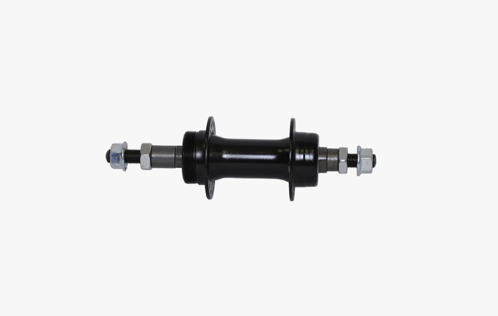 Втулка задняя сталь V-brake трещотка гайки, 36H ось 3/8''х135x175мм, черная