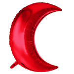 Шар фольгированный Полумесяц 81 см (Красный)
