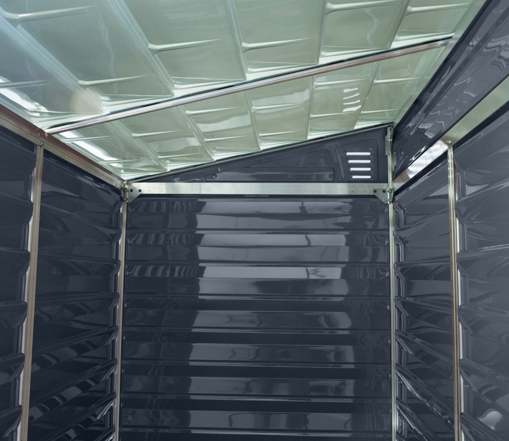 Сарай из поликарбоната Palram SkyLight Pent 4x6 grey