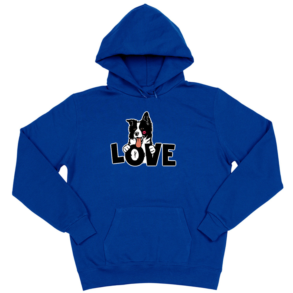 Толстовка "Бордер Колли - LOVE"