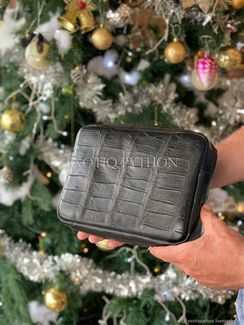 Борсетка из кожи крокодила BG-398