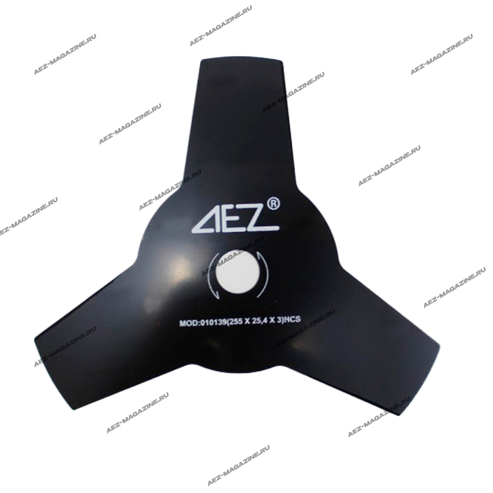 Диск для бензокосы 3-х зубый (уп.картон) 255х25,4х1,4 серия GENERAL