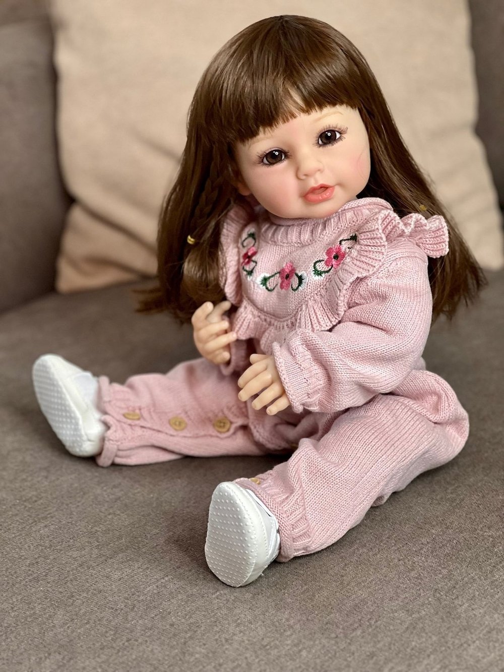 Кукла Реборн виниловая 55см в пакете (FA-309)