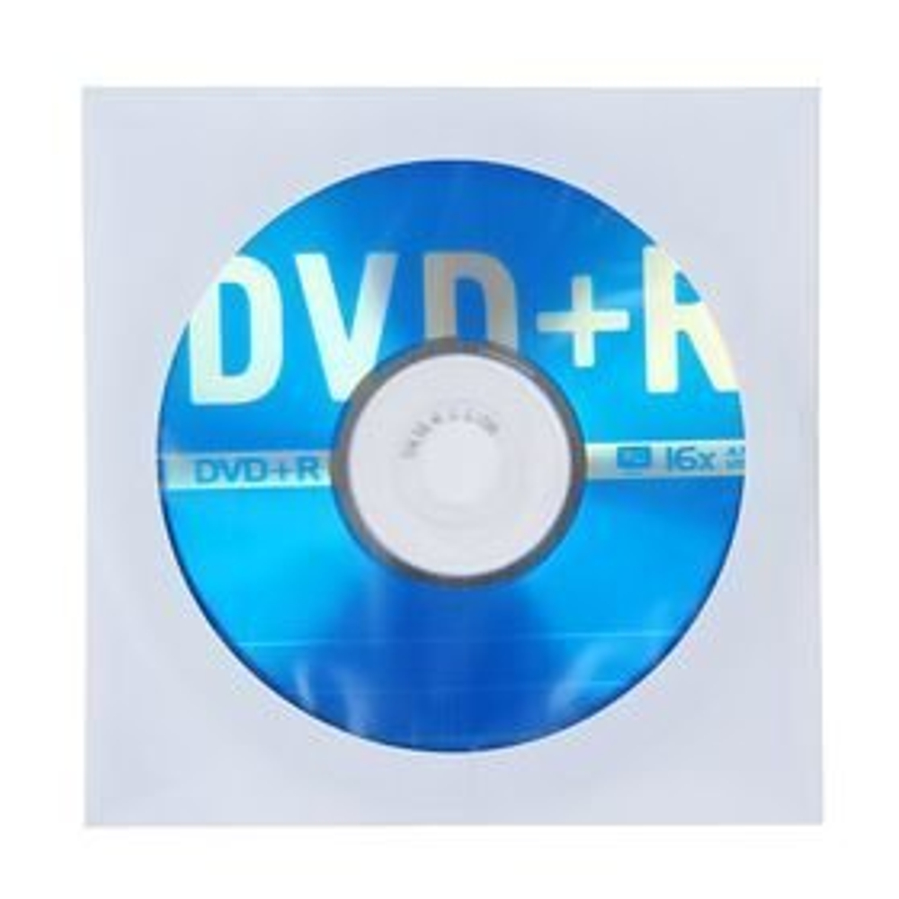 К/Диск ДАТА-стандарт DVD+R Slim 16x бум.конверт