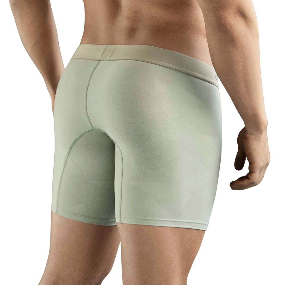 Зеленые мужские трусы-боксеры Clever Genie Long Boxer