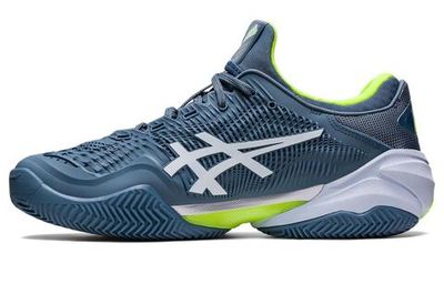 Мужские кроссовки теннисные Asics Court FF 3 Clay - steel blue/white