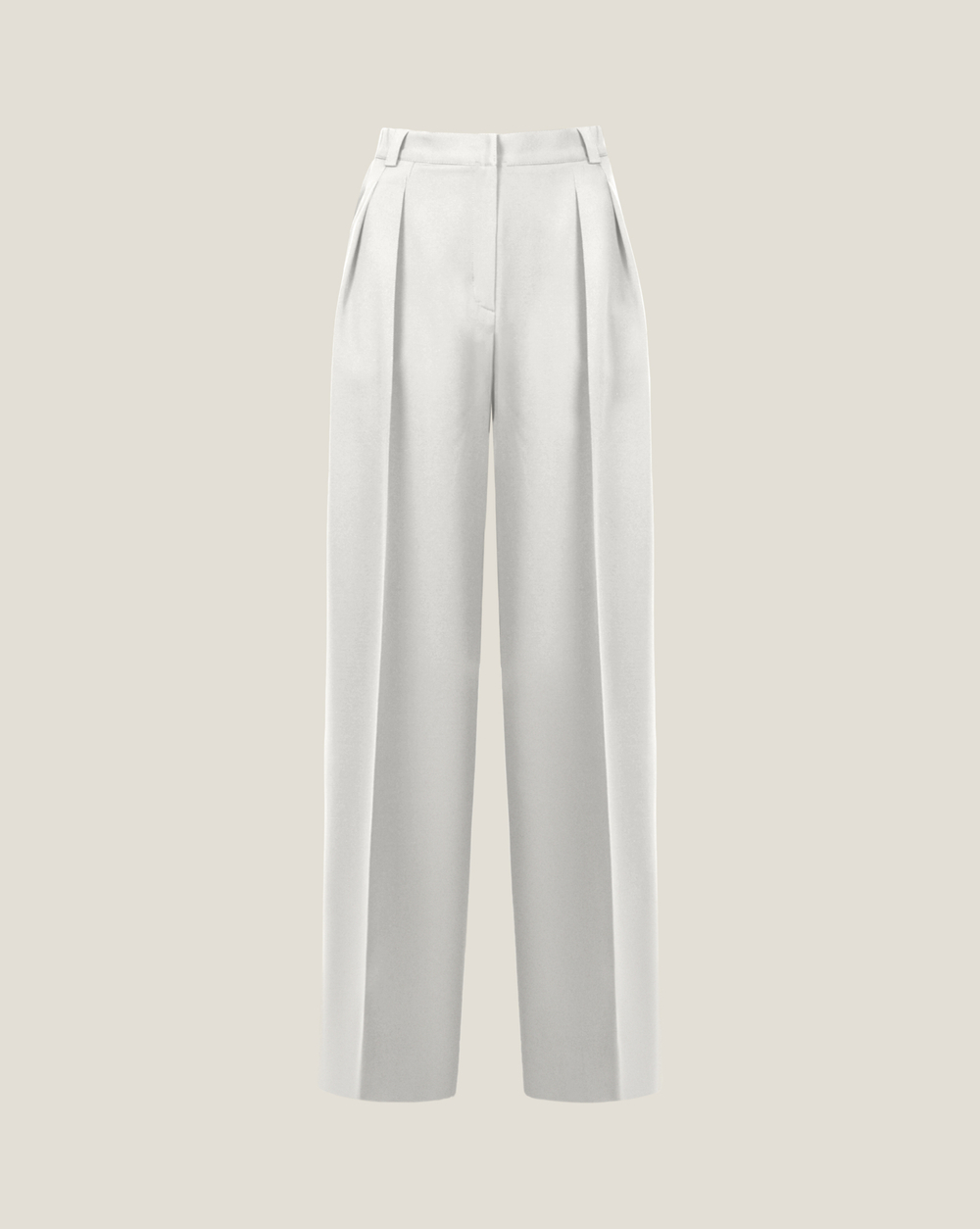 Брюки "Попа сердечком" в жемчужном