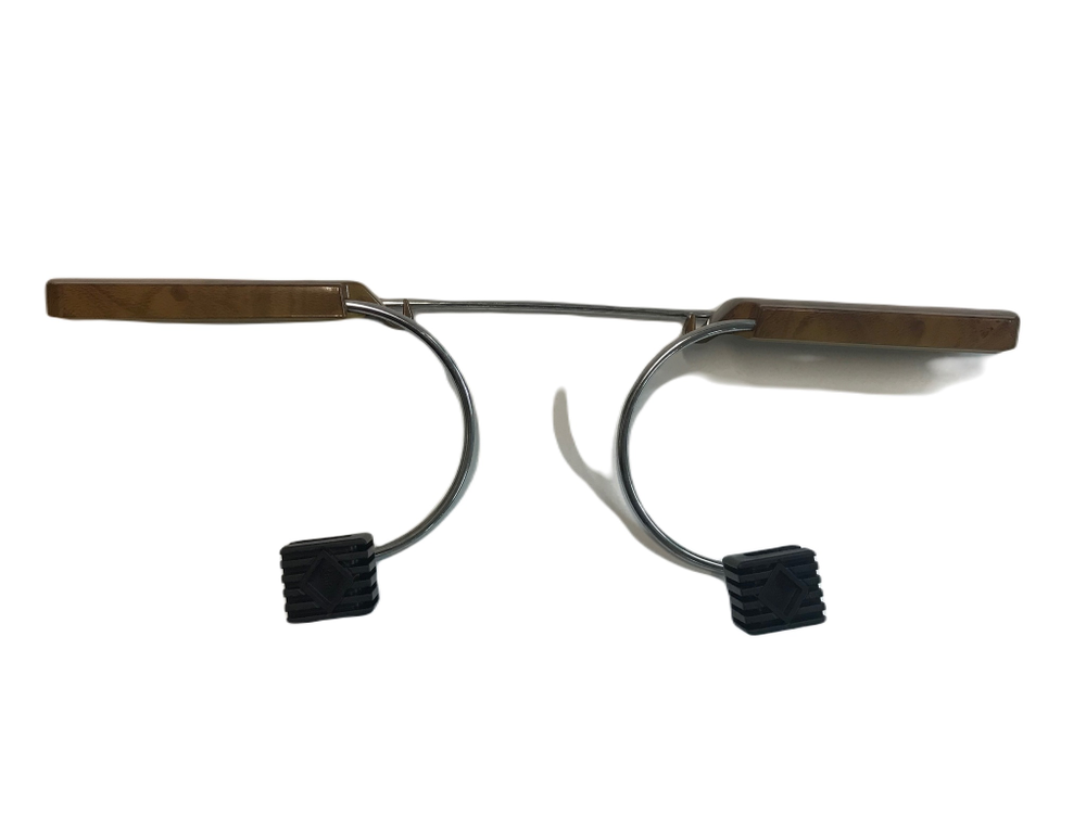 Вешалка для одежды OB-04 дерево, хром