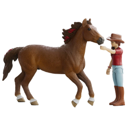 Schleich Horse Club - Ханна и Кайен, квотер хорс 42711