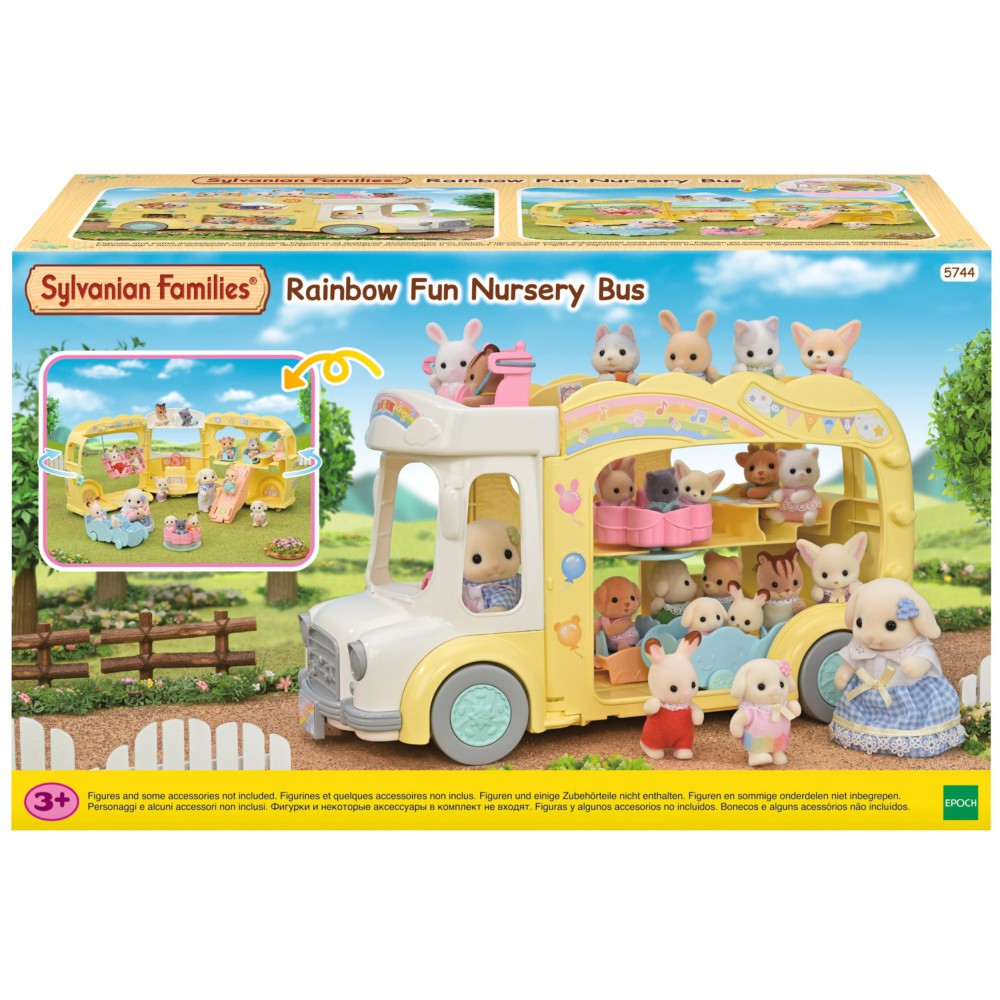 Epoch 5744 — Sylvanian Families «Разноцветный автобус для детского сада» 5744 — фото 1