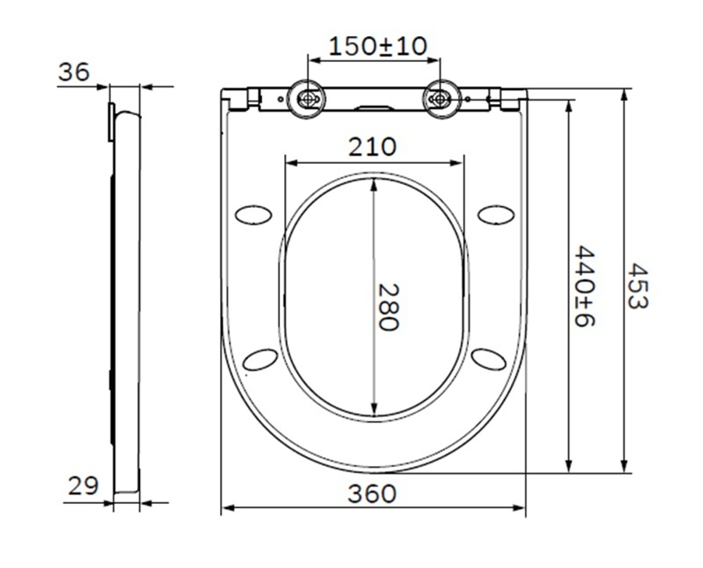 Крышка-сиденье для унитаза AM.PM Spirit V2.0 C707858WH белая