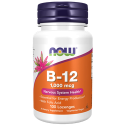 Now Foods B-12 1000 mcg 100 lozenges, Витамин B12