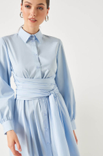 51460 Платье женское (голубой)