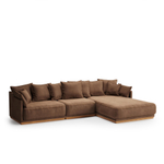 5-и местный нераскладной диван с кушеткой SOHO 801/805/812