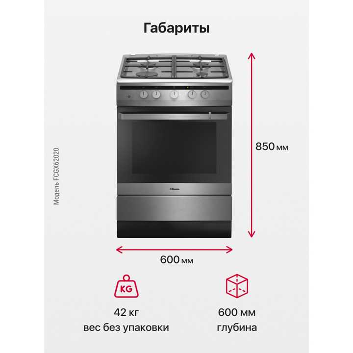 Газовая плита Hansa FCGX62020