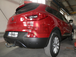 Оцинкованный фаркоп на Renault Kadjar 2015-2022 (без электрики), Galia R095A