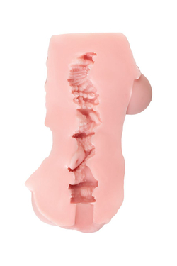Мастурбатор реалистичный Juicy Pussy by TOYFA Little flower, TPE, телесный, 11,5 см
