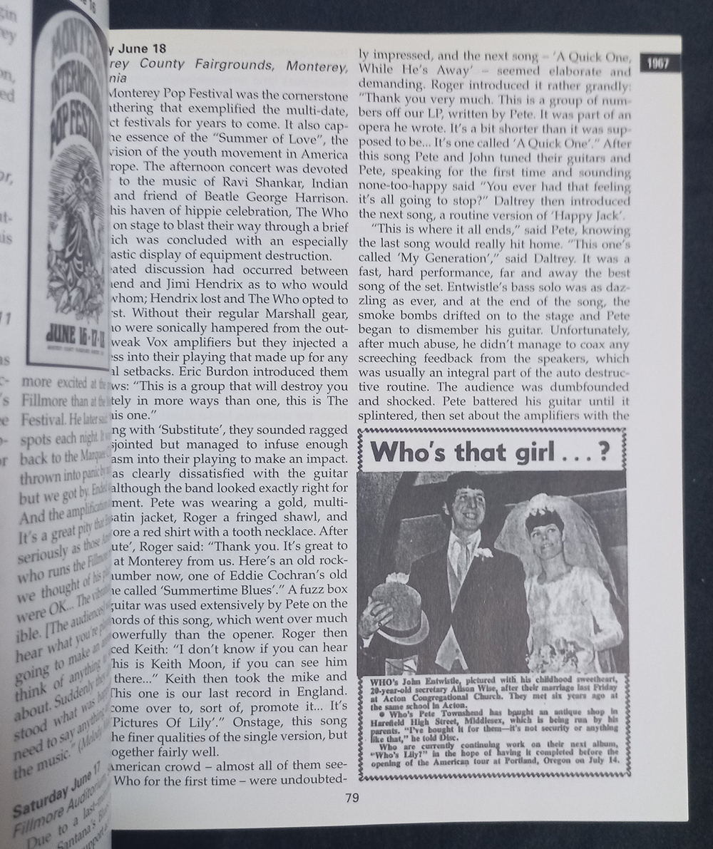 The Who: Concert File / Joe McMichael, 'Irish' Jack Lyons