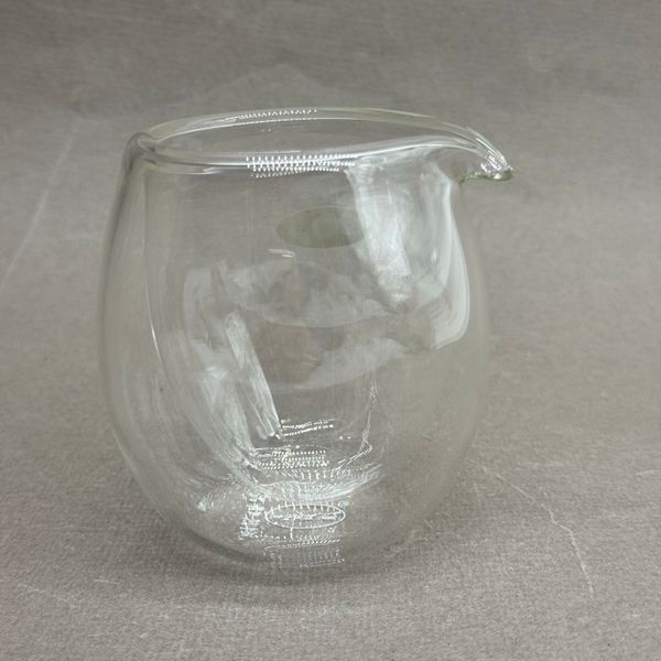 Сливник стекло, двуслойный, 120мл