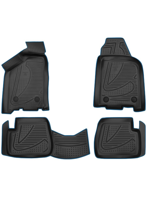 Коврики в салон для LADA (ВАЗ) Samara KANT.F900250E1.BL