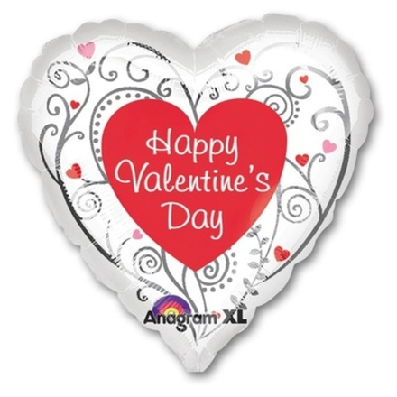 А 18" VD Сердце ажурное S40