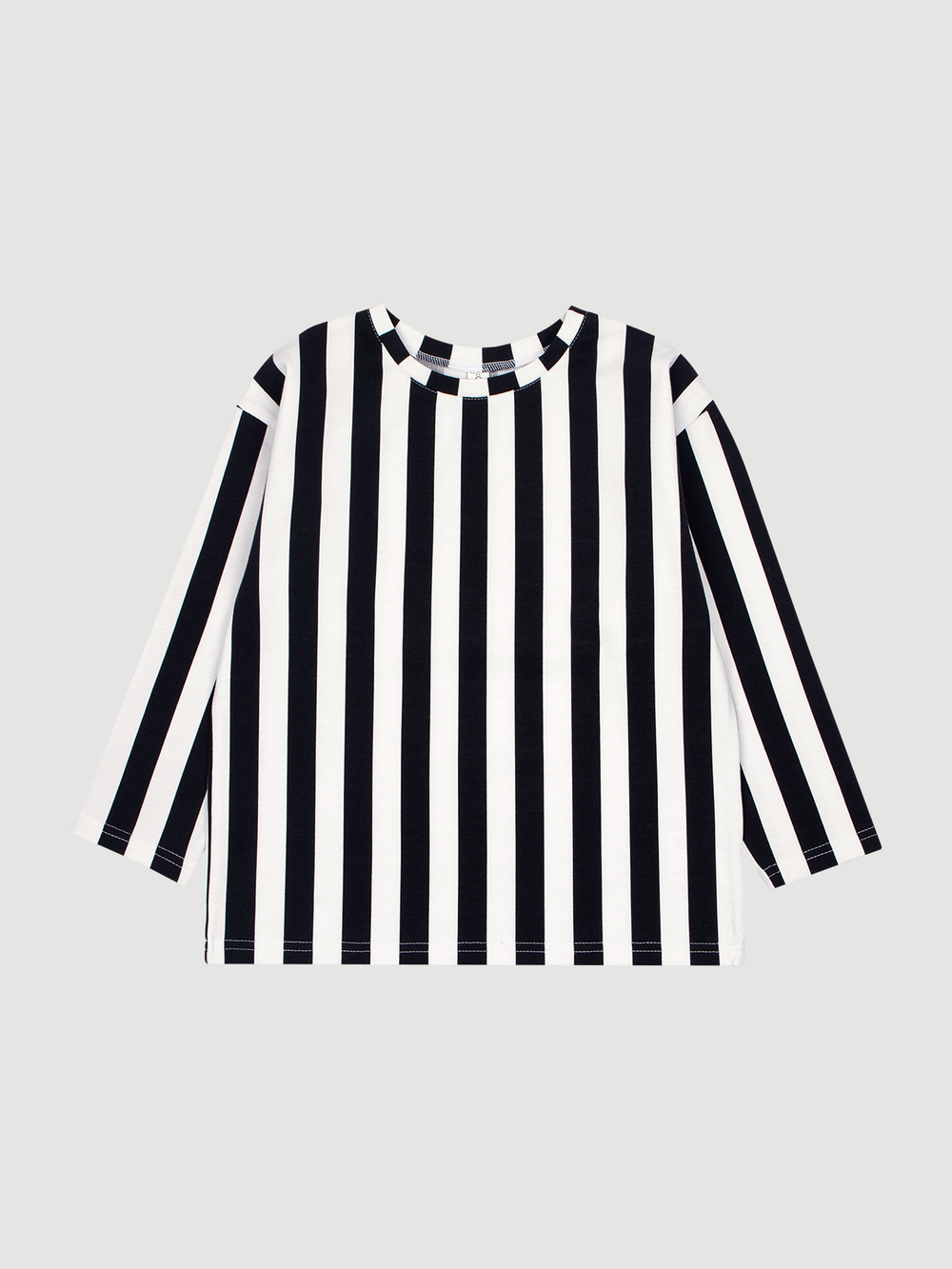 Лонгслив оверсайз Mjölk Black Stripes