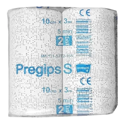 Бинт гипсовый BOM PREGIPS S 10 см 3 м 2 шт MB-171-S7T2-103