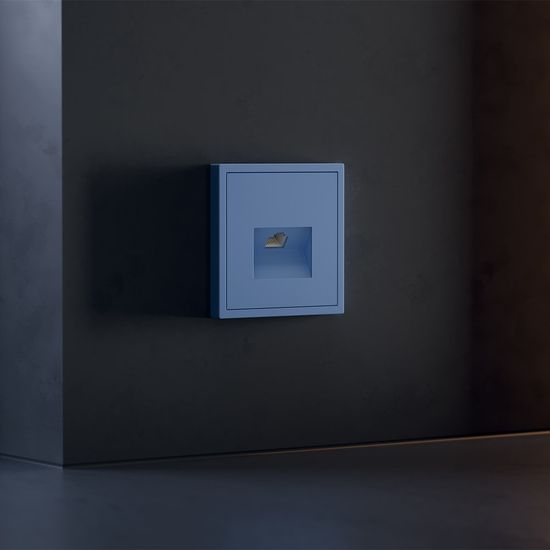 Накладка для розетки компьютерной RJ45 кат.6, S70 (деним)