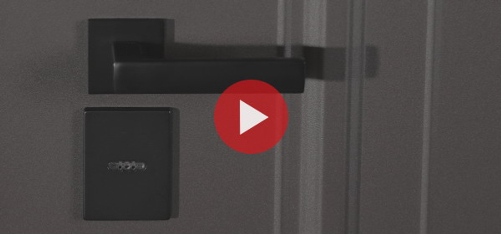 Стальная дверь Норильск с зеркалом (терморазрыв 3к)