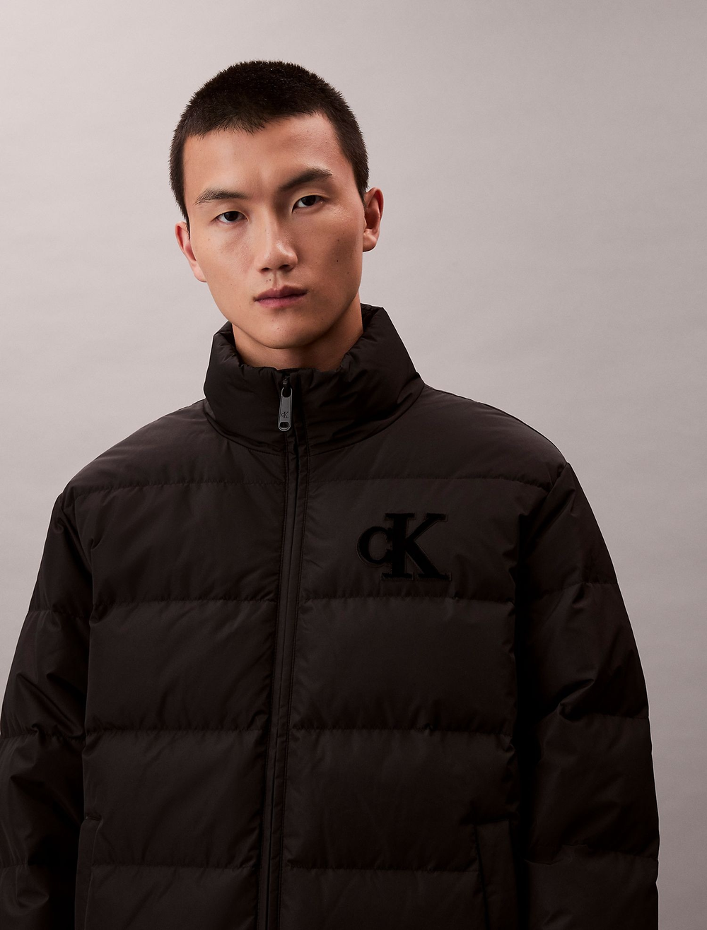 Пуховик Calvin Klein Chenille Monogram Black