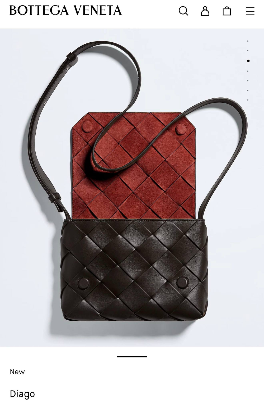 Сумка через плечо Bottega Veneta DIAGO