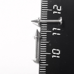 Лабрета 1,2 мм / 10 мм / 4мм для пирсинга губы с конусом. Медицинская сталь