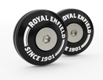 Комплект грузиков руля Royal Enfield Black Bar End Finisher 650 1990515