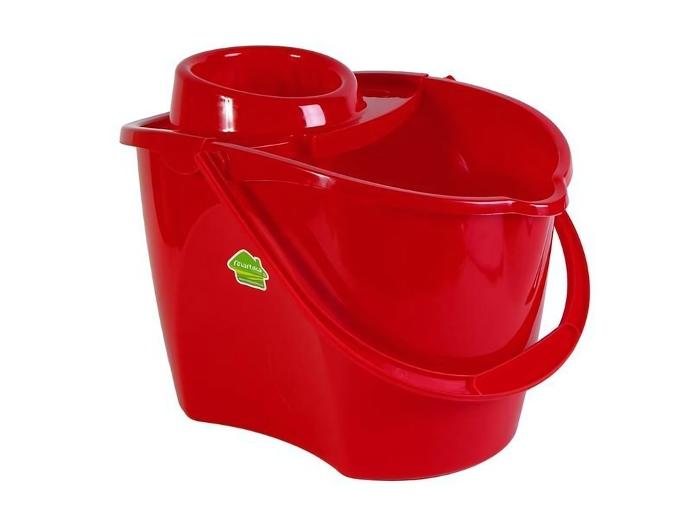 Ведро 12л "Престо" овальное со сливом и отжимом